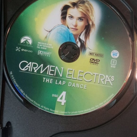 CARMEN ELECTRA WORKOUT‎ LAP DANCE DVD dish 4 and 5 - Picture 2 of 5